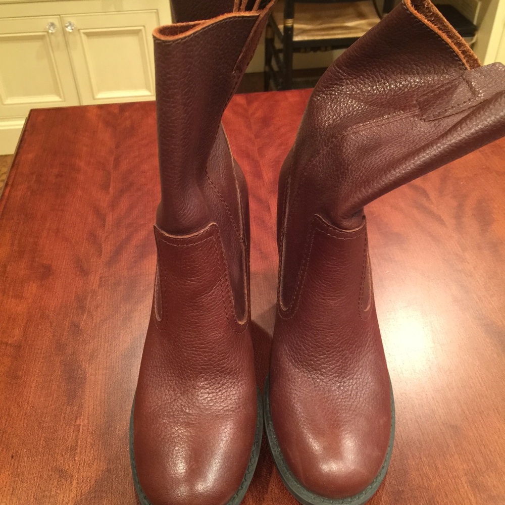 Brown Leather Women's Boots